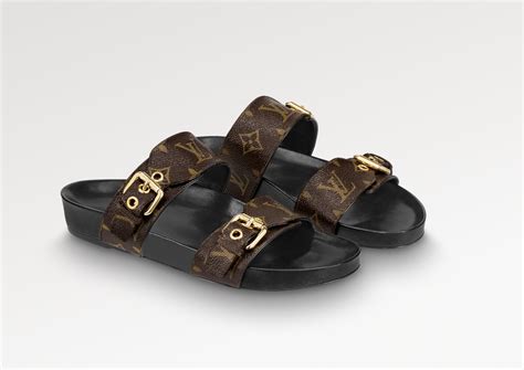 bom dia louis vuitton mule|Louis Vuitton mules slides.